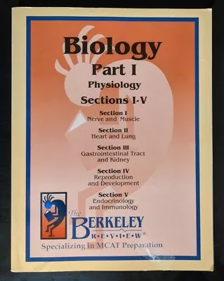 $14.99 • Buy The Berkeley Review MCAT Preparation BIOLOGY Part 1