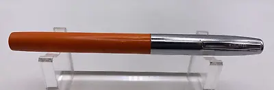 Vintage SHEAFFER SKRIP Cartridge Fountain Pen Orange Barrel MED C. 1960'S • $12.99