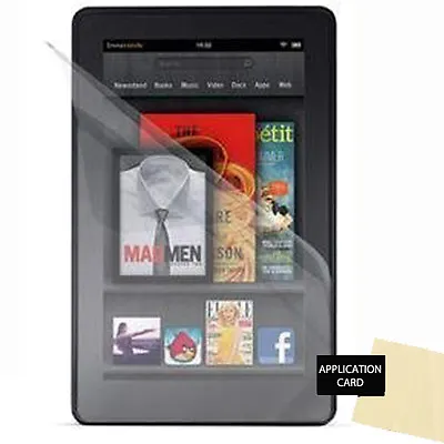 CLEAR LCD Screen Protector Guard For Amazon Kindle Fire 7  Tablet (2012/2nd Gen) • £2.95