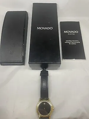 Movado Museum Swiss Made Wrist Watch Authentic Vintage • $165