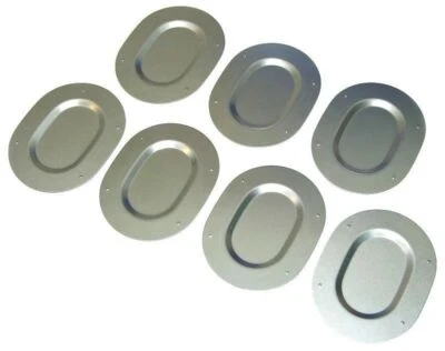$22.98 • Buy 1967-74 Body Galvanized Metal Trunk Floor Pan Drain Plugs Set Plate Ss W30 7Pc