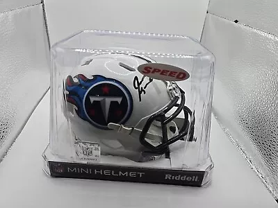 Jevon Kearse Signed Tennessee Titans Riddell Speed Mini Helmet - (SCHWARTZ COA) • $0.99