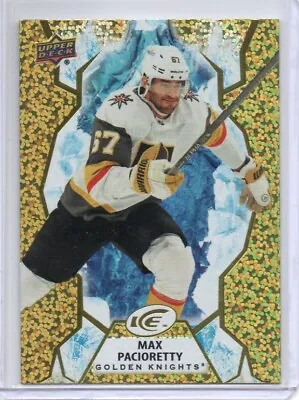 2021-22 Upper Deck Ice #24 Max Pacioretty Gold Parallel Vegas Golden Knights C • $2.99