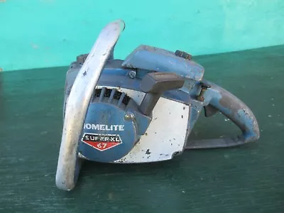 Vintage HOMELITE SUPER XL-Chainsaw Chain Saw With Drill • $99.76
