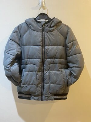 £16 • Buy Michael Kors MK Boys Grey  Warm Padded Winter Autumn Coat Jacket Age 7 Years VGC