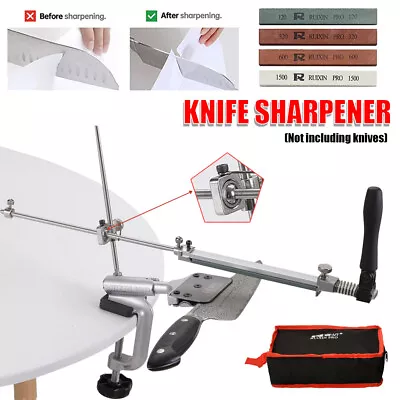 RUIXIN PRO 008 Kitchen Sharpening System Fix-angle Knife Sharpener With 4 Stones • $35.99