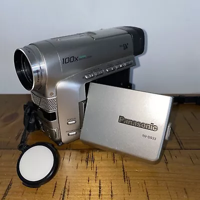 Panasonic NV-DS33 MiniDV 100x Super Zoom Video Camera Camcorder Working Digital • £30