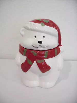 Gibson Home Joyful Bear Polar Bear Cookie Jar  • $19.99