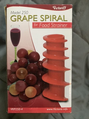 $14 • Buy VKP Brands VKP250-4 Food Strainer Grape Spiral