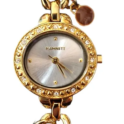 Beautiful HAMNETT WATCH WITH CHARMS BRACELET Never Used-New Battery • £22