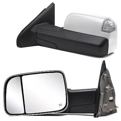 Tow Mirrors Power For 2004 2005 2006 2007 Dodge Ram 2500 3500 Left+Right Chrome • $137.97