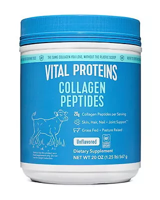 Vital Proteins Collagen Peptides Supplement Powder Unflavored 20 Oz • $34.98