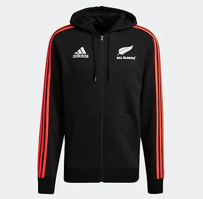 $79 • Buy Adidas New Zealand All Blacks Mens Full Zip Hoodie Size M