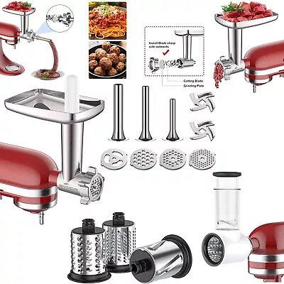 Food Meat Grinder&Slicer Shredder Attachment Kit For Kitchenaid Stand Mixers Set • $45.99