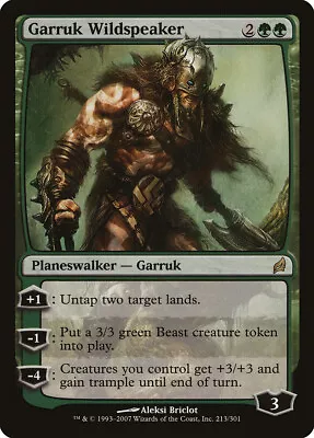 Garruk Wildspeaker Lorwyn PLD Green Rare MAGIC THE GATHERING CARD ABUGames • $4.75