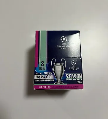 Full Box 50 Packs Topps UEFA Champions League Stickers Season 2023/24 Parallel • $40