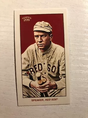 2022 Topps T206 Wave 1 Piedmont Back Parallel Tris Speaker Red Sox W1-100 • $5.99