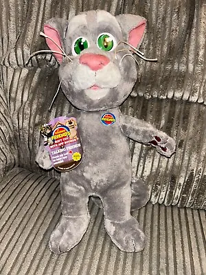 Talking Tom And Friends Tom Cat Plush Talk Back Repeating Toy 2012 Dragon-i TAGS • £22.99