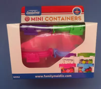 FamilyMaid Mini Containers  Package Of 4  2 Ounce Capacity # 62352  NEW • $3