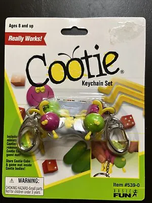 Vintage Cootie Keychain Set 1999 Original Game Really Works Collectors Basic Fun • $9