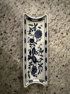 Vintage Vienna Woods Fine China  Blue Onion  Corn On The Cob Plate • $15