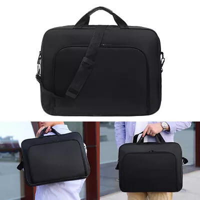 15.6  Laptop Bag Case Computer Briefcase Notebook Padded Shoulder Strap Unisex • £6.59