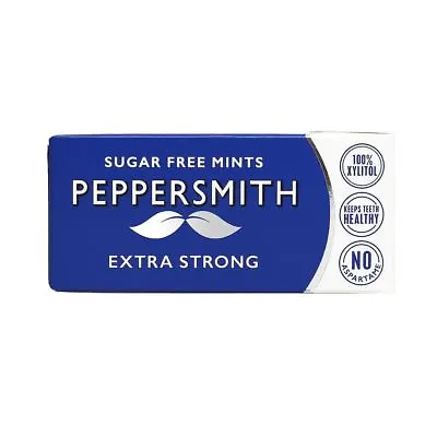 Peppersmith Xylitol Natural Extra Strong Mints 15g • £4.77