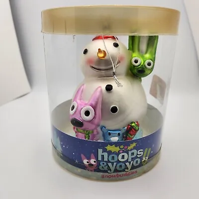 $19.40 • Buy Hoops And YoYo Blown Glass VINTAGE Christmas Ornament 5  Tall NIP  Snowbuddies
