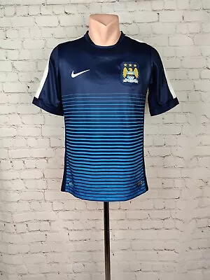 Football Shirt Soccer FC Manchester City Cityzens Training 2014/2015 Nike Jersey • $22.99