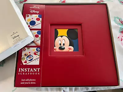 NEW Disney Mickey Mouse Hallmark Instant Scrapbook Photo Album Craft 12x12  NIB • $24