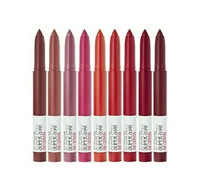 $7.95 • Buy Maybelline Super Stay Ink Crayon Lip Color 1.2g/0.04oz. New; You Pick!
