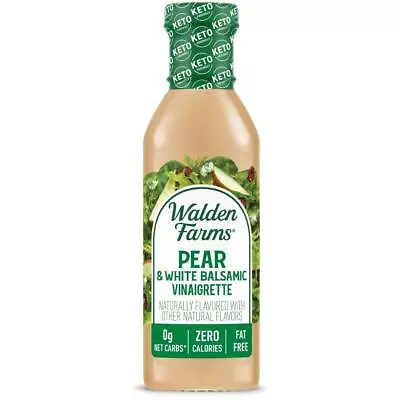 Walden Farms Dressing Calorie Free Pear & White Balsamic 12 FO (Pack Of 6) • £45.77