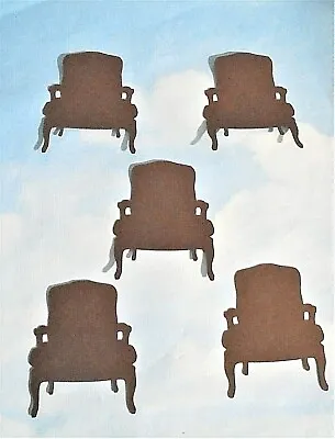 Die Cut Cuts Card Topper Armchair Chair X 5 - Choice Of Colour • £1.10