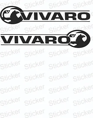 2 Vauxhall Vivaro-Funny-Stickers-Decals- Car-Mirror-Window-39mm-192mm Each • £2.99