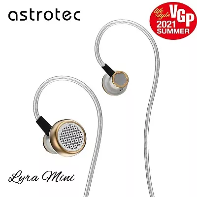 Astrotec Lyra Mini Dynamic In Ear Wired Headphones HiFi Music Metal Earphones • $99.99