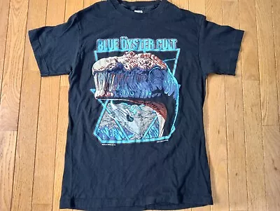 Vintage BLUE OYSTER CULT T-Shirt Concert Tour Band BOC Metal Rock 1980 80s VTG • $75