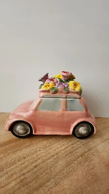 Maxcera Flower Volkswagen Beetle Cookie Jar • $22