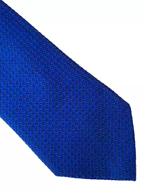 CHARLES TYRWHITT Blue Grenadine Weave Silk Tie • $39.99