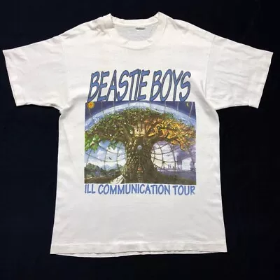 Vintage ILL COMMUNICATION TOUR Beastie Boys Shirt White Unisex S-4XL NE929 • $22.79