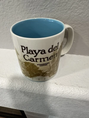 $1.99 • Buy Starbucks Global Icon Collector Series Playa Del Carmen Coffee Tea Mug Cup 16 Oz