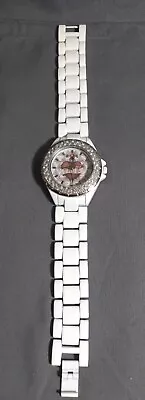 Vintage Ladies Watch Dress Casual Ed Hardy True Love New Battery Excellent  • $21.95
