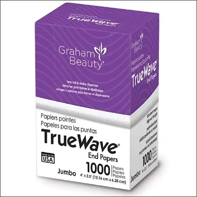 $11.18 • Buy Graham Beauty Salon Truewave Jumbo End Paper 1000 Pack - HC-26067