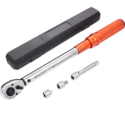 VEVOR Torque Wrench Adjustable Torque Wrench 1/2  Drive 10-150ft.lb/14-204n.m • $26