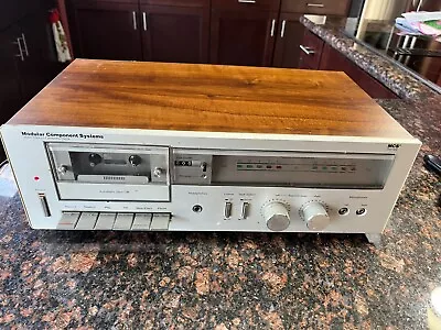 RARE VINTAGE MCS Stereo Cassette Deck 3542 Component Audio READ • $69