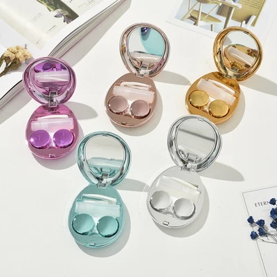 £4.60 • Buy Glossy Eyes Glasses Case Eye Contacts Case Colored Lenses Contact Lenses Case