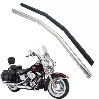 Motorcycle Universal Handlebars 7/8  1  Drag Bars For Harley Yamaha Honda Suzuki • $26.90