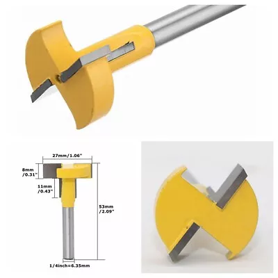 £6.87 • Buy T-Slot Cutter Router Bit 1/4  Shank For 2  Hex Bolt Chisel Woodworking Tool 1Pcs