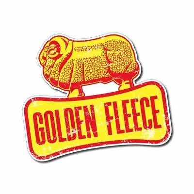 Golden Fleece Sticker / Decal - Vinyl Car Mancave Shed Garage Vintage Hot Rod • $10.50