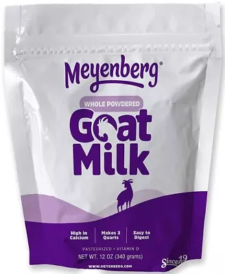 Meyenberg Whole Powdered Goat Milk Gluten Free Non Gmo Vitamin D 12 Oz Pack • $25.90