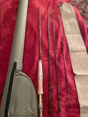 NEW Cabela's Bighorn Fly Rod 8' 4 WEIGHT 4 PIECE /  HARD CASE • $99.09